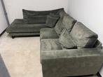 Mooie donker groene hoekbank zeer netjes, Huis en Inrichting, Banken | Bankstellen, Ophalen, Zo goed als nieuw, 150 cm of meer