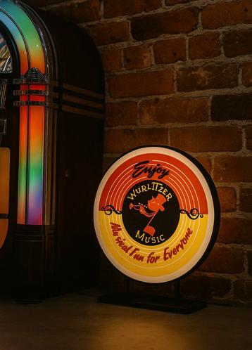 Wurlitzer jukebox lamp beschikbaar voor biedingen