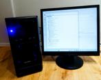 Complete PC Sharkoon Intel i3-4160, Gebruikt, Met monitor, 8 GB, Ophalen of Verzenden