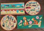 Simplex Houten Puzzels Jaren '70 - Verzamelaarsobject, Ophalen of Verzenden