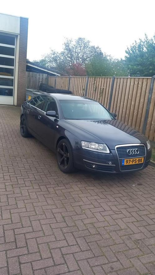 Zeer nette Audi A6 2.4 V6 130KW Multitronic 2004 Grijs, Auto's, Audi, Particulier, A6, ABS, Airbags, Airconditioning, Alarm, Boordcomputer