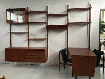 Poul Cadovius by Royal System vintage modulair wandsysteem beschikbaar voor biedingen