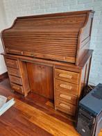 Antiek secretaire bureau met rolluik, Antiek, Gebruikt, Onbekend, Ophalen of Verzenden