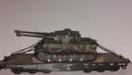 Liliput H0 21200 - 6-assige zwarelastwagen met Tiger 1 tank, Hobby en Vrije tijd, Modeltreinen | H0, Gebruikt, Gelijkstroom, Wagon
