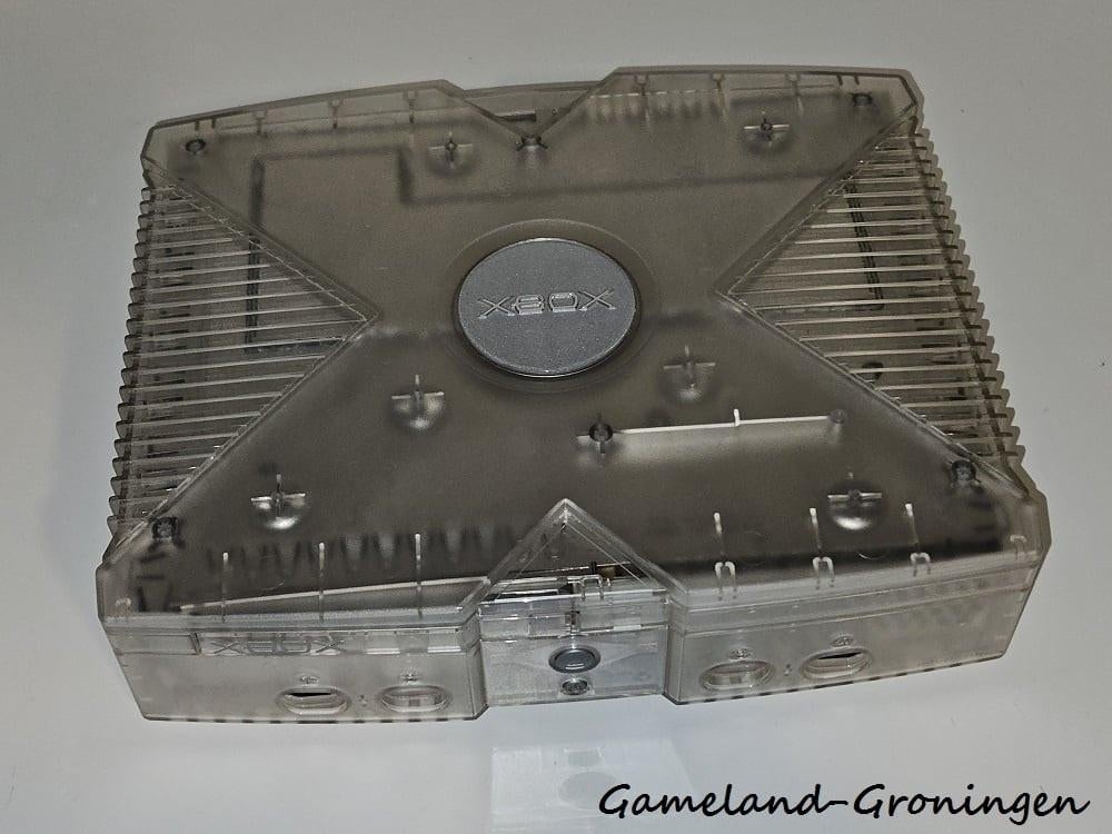 Xbox met Controller & Bedrading (Crystal), Gebruikt, -, Crystal/doorzichtig, -