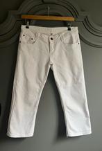 Fishbone Witte Jeans Maat 31, Maat 38/40 (M), Wit, Zo goed als nieuw, Driekwart