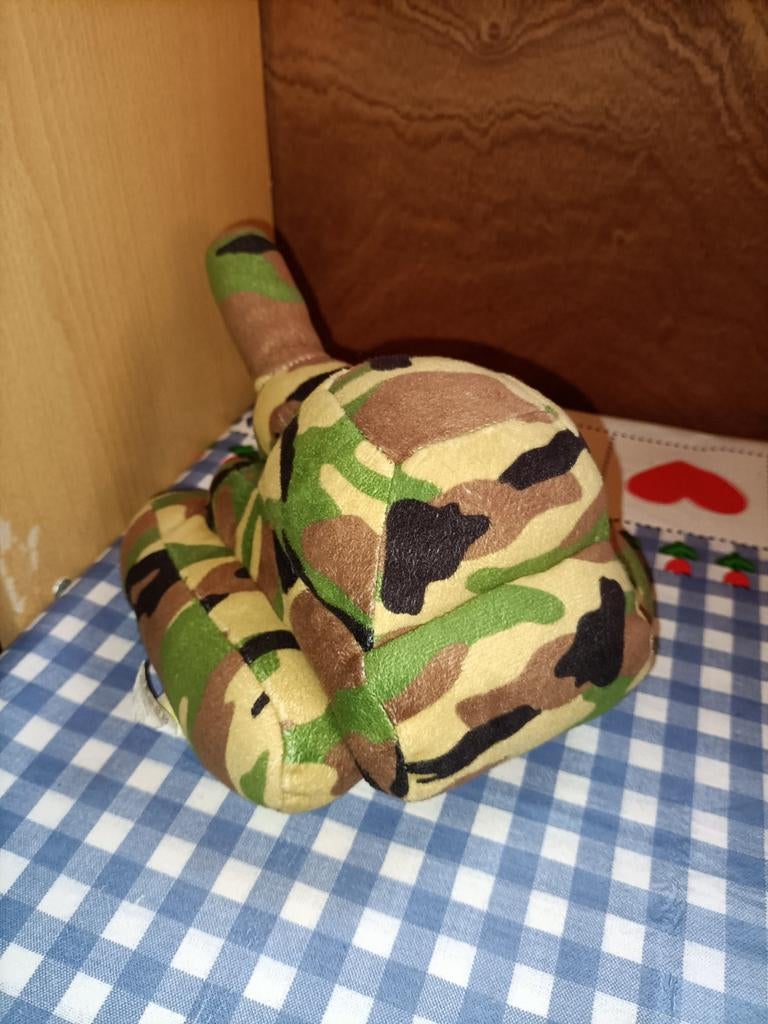 Tank leger knuffel Nationaal Militair Museum 20 cm, Kinderen en Baby's, Speelgoed | Knuffels en Pluche, Ophalen of Verzenden