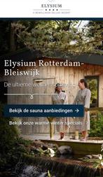 Waardebon Elysium Sauna, Tickets en Kaartjes, Cadeaubon, Spa of Sauna