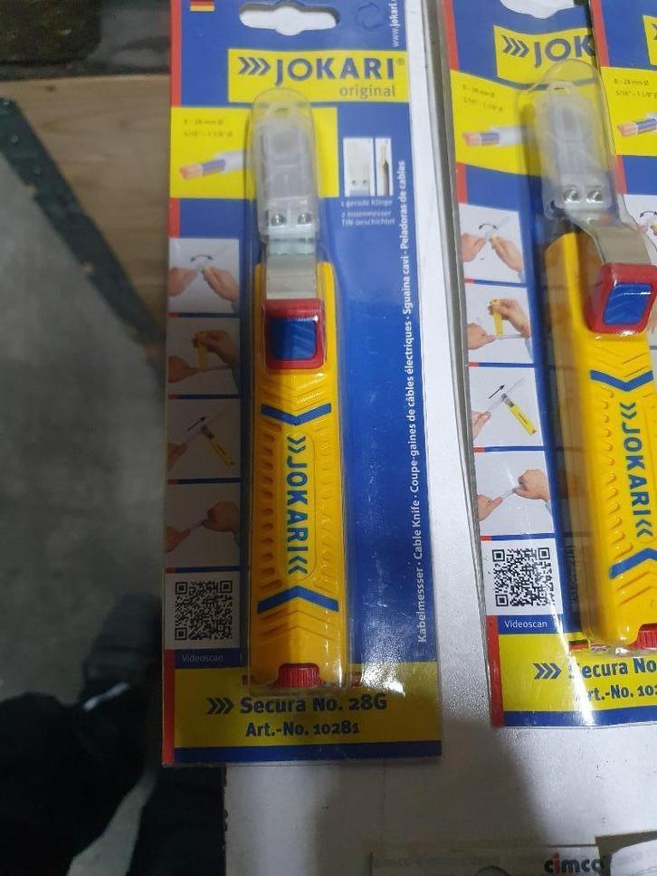 19x Jokari 28G kabelmes stripmes artnr. 10281, Auto diversen, Autogereedschap, Nieuw, Ophalen