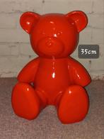 Oranje Beer van Polyester - Decoratief Beeld, Ophalen of Verzenden, Nieuw, Kunststof, Dierenbeeld