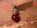 ANTIEKE KERSTBAL CLOWN OP BOL, Diversen, Kerst, Ophalen of Verzenden, Zo goed als nieuw