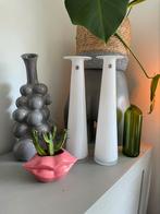 Set grote VAZEN van IKEA jaren ‘90, Huis en Inrichting, Woonaccessoires | Vazen, 50 tot 75 cm, Wit, Ophalen of Verzenden, Glas