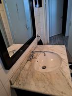 Badkamerkast met marmerblad en kraan, Ophalen, Minder dan 50 cm, Gebruikt, Minder dan 100 cm
