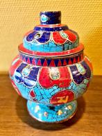STONEWORK NEPALESE POT OF URN 16 CM, Antiek en Kunst, Ophalen of Verzenden