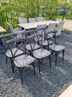 6 stuks model thonet cafe bar stoelen mancave, Nieuw, Ophalen of Verzenden, Zwart