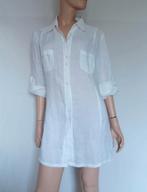 PUBLIC Blouse , Maat 44 , LINNEN, Verzenden, Zo goed als nieuw, Maat 42/44 (L), Wit