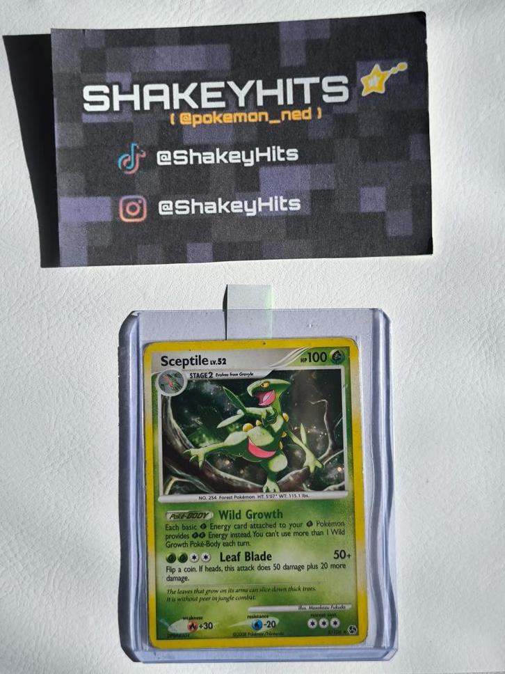 Sceptile 8/106 holo, Hobby en Vrije tijd, Verzamelkaartspellen | Pokémon, Zo goed als nieuw, Losse kaart, Foil, Ophalen of Verzenden