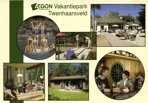 Aegon Vakantiepark Twenhaarsveld - Holten - 6 afb - 1988 gel, Verzamelen, Ansichtkaarten | Nederland, Gelopen, Overijssel, 1980 tot heden