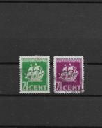 Suriname 1941, NVPH 195 t/m 196, Gestempeld., Postzegels en Munten, Postzegels | Suriname, Verzenden, Gestempeld