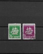 Suriname 1941, NVPH 195 t/m 196, Gestempeld., Verzenden, Gestempeld