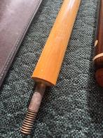 Vintage Biljartkeu Twee Delig Hout Gereedschap Instrumenten, Ophalen
