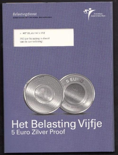 5 euro belastingdienst 2006 , proof, Postzegels en Munten, Munten | Europa | Euromunten, Losse munt, 5 euro, Overige landen, Zilver