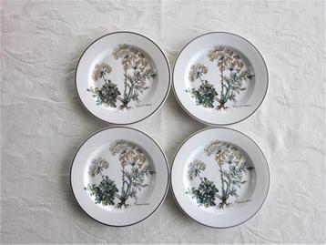 Villeroy en Boch Botanica Carum Carve 4 gebakbordjes D17cm. beschikbaar voor biedingen