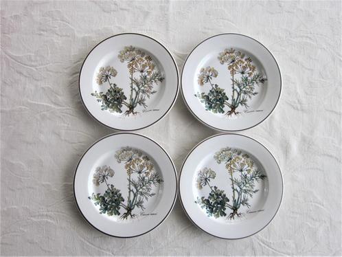 Villeroy en Boch Botanica Carum Carve 4 gebakbordjes D17cm., Huis en Inrichting, Keuken | Servies, Zo goed als nieuw, Bord(en)