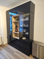 Zwarte Ikea Keukenkast (Ikea Besta), Huis en Inrichting, Ophalen, Gebruikt, Met deur(en), 200 cm of meer