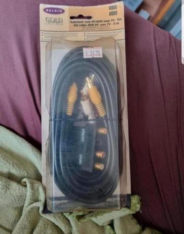 Kabelset voor pc-dvd naar tv 5m bieden beschikbaar voor biedingen