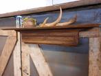 Stoere houten wandconsole sidetable console wandplank sober, Ophalen, Gebruikt