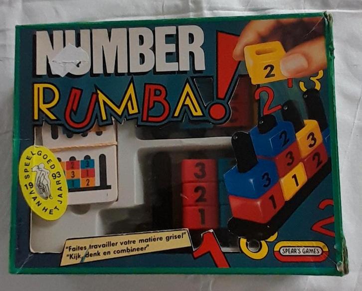 Number Rumba - Zeldzaam Denkspel!, Hobby en Vrije tijd, Gezelschapsspellen | Bordspellen, Zo goed als nieuw, Een of twee spelers