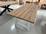 Yellowpine tuintafel 200cm + A/H poten geolied buitentafel, Ophalen, Vijf personen of meer, Ovaal, Nieuw