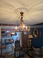 Gewei hanglamp, Tuin en Terras, Ophalen, Zo goed als nieuw