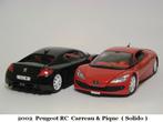 Peugeot RC Pique & Carreau Concept 2002 by Gérard Welter NEW, Ophalen of Verzenden, Nieuw, Auto, Solido