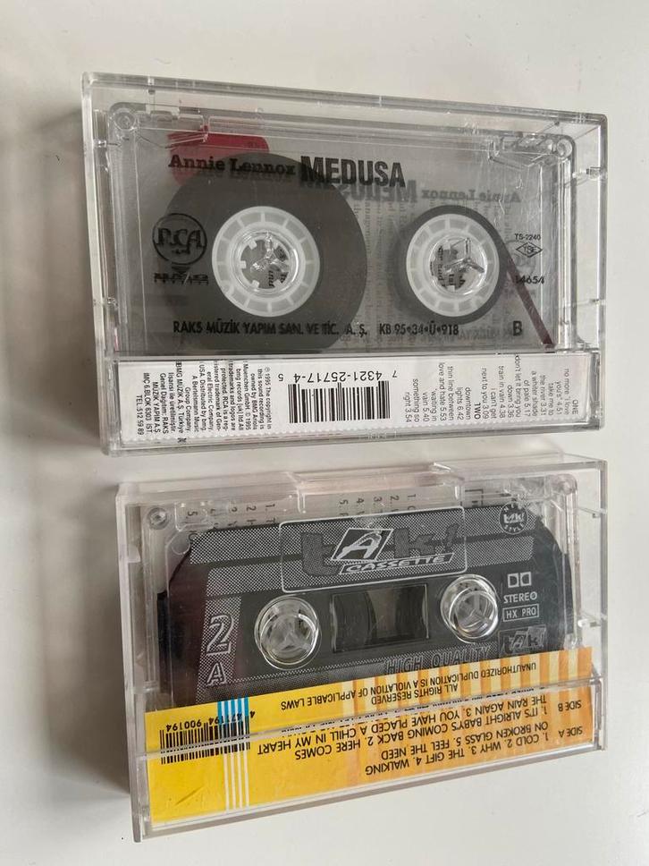 2 Zeldzame Annie Lennox Tapecassettes, Cd's en Dvd's, Cassettebandjes, Gebruikt, Origineel, Pop, 2 t/m 25 bandjes, Ophalen of Verzenden