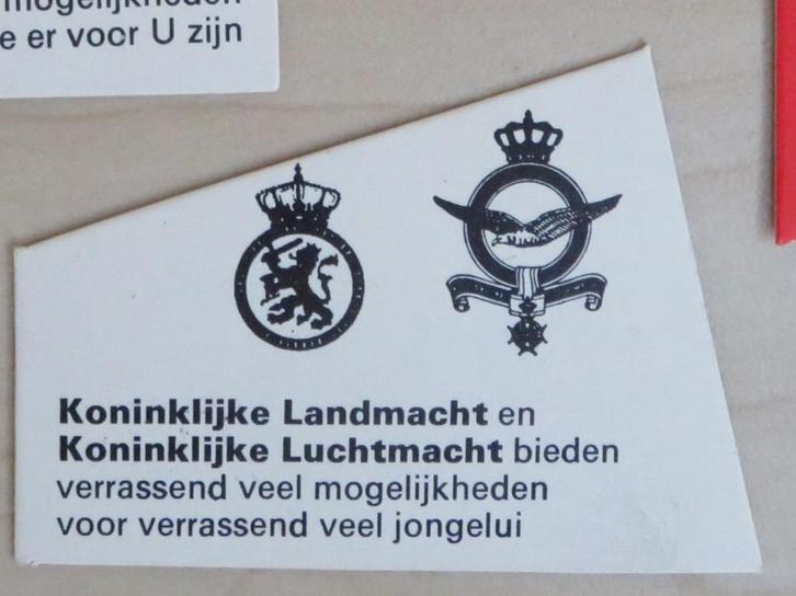 Koninklijke Landmacht en Luchtmacht, wervingspuzzel. Jaren70, Verzamelen, Militaria | Algemeen, Landmacht, Overige typen, Nederland