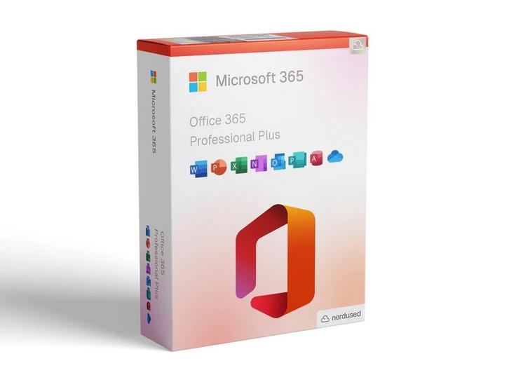 Office 365 Pro Plus – Levenslang | 5 Apparaten | 100GB Cloud, Computers en Software, Office-software, Zo goed als nieuw, Windows