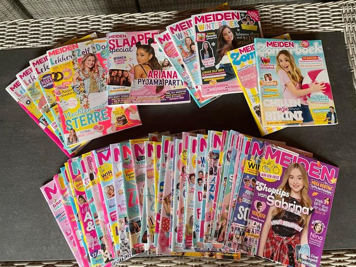 Meiden Magazines - Grote Collectie, Boeken, Tijdschriften en Kranten, Gelezen, Damesbladen, Ophalen of Verzenden