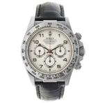 Rolex Daytona white gold 16519  Zenith El Primero, Polshorloge, Ophalen of Verzenden, Zo goed als nieuw, Rolex