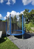 Trampoline met veiligheidsnet 244cm, Ophalen, Zo goed als nieuw