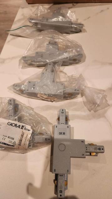 GLOBAL Trac T-connectors (GB40 / GB36 / GB37) – railverlicht beschikbaar voor biedingen