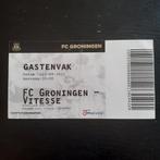 Ticket FC Groningen  - Vitesse seizoen 2021-2022., Verzamelen, Sportartikelen en Voetbal, Gebruikt, Verzenden