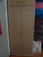 kledingkast 2 deurs met losse opzetkast, Overige materialen, 50 tot 100 cm, Zo goed als nieuw, 150 tot 200 cm