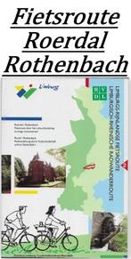 Pl1986 fietskaart plattegrond roerdal / rothenbach ( limburg, Ophalen of Verzenden, Zo goed als nieuw, Nederland, Landkaart