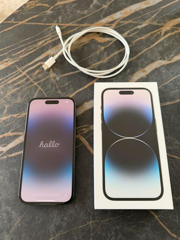 iPhone 14 Pro - space black - 256GB, Telecommunicatie, Mobiele telefoons | Apple iPhone, Zo goed als nieuw, 256 GB, iPhone 14 Pro