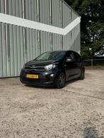 Kia Picanto 1.0 Cvvt 2019 Zwart GT Line, Auto's, Voorwielaandrijving, Stof, Zwart, 4 stoelen