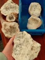 5,15 kg Grote Bergkristal geodes - mineralen, Verzamelen, Mineralen en Fossielen, Ophalen of Verzenden