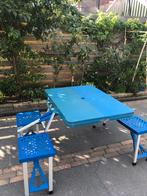 Inklapbare Picknicktafel, Kinderpicknicktafel, Gebruikt, Vierkant, Aluminium