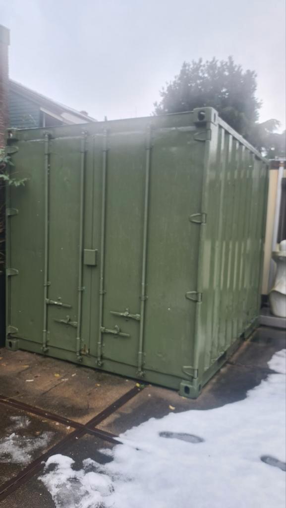 10'F CONTAINER  , 10 VOETER , OPSLAGCONTAINER,  BERGHOK, Doe-het-zelf en Verbouw, Bouwketen en Schaftketen, Gebruikt, Ophalen of Verzenden